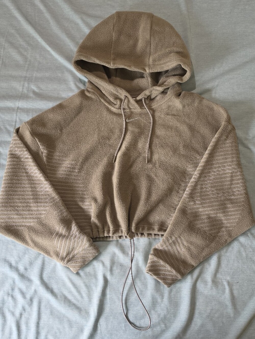 Nike Adjustable Cropped Hooded Fleece